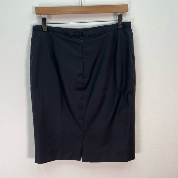 Vintage Dolce & Gabbana Suit Blazer Skirt Set Black Womens IT 46 - Picture 12 of 13